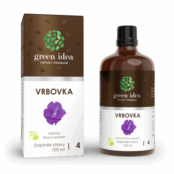 GREEN IDEA Vrbovka tinktura – kapky 100 ml