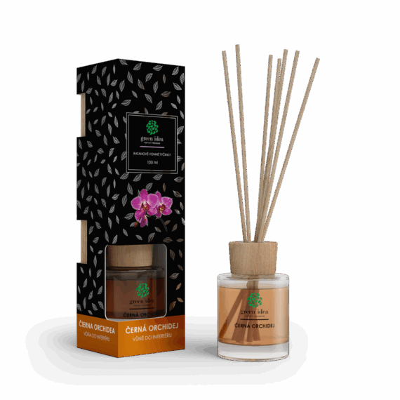GREEN IDEA ​Ratanové vonné tyčinky – Černá orchidej 100 ml