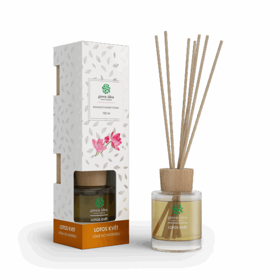 GREEN IDEA ​Ratanové vonné tyčinky – Lotos květ 100 ml