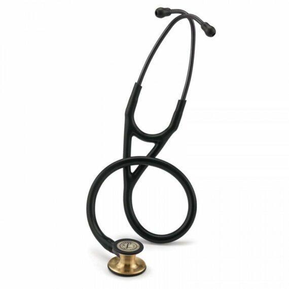 3M Littmann Cardiology IV 6164 Brass Finish, kardiologický stetoskop, čierny