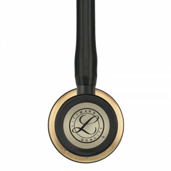 3M Littmann Cardiology IV 6164 Brass Finish, kardiologický stetoskop, čierny