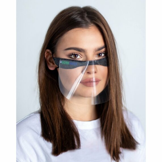 WORKMASK MP / 002 / C4 / TMAVÁ ŠEDÁ MELANŽ / F3, ochranná maska,  2 ks