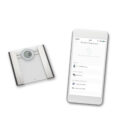 ADE FITVigo BA1601 Digitálna váha s analýzou zloženia tela s Bluetooth, strieborná
