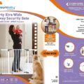 Dreambaby Široká bezpečnostná zábrana Liberty (šírka 99-106 cm x výška 76 cm) – biela