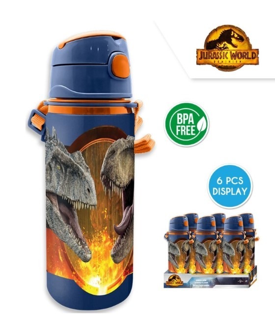 Kids Euroswan Hliníková fľaša, Jurský svet, 600 ml