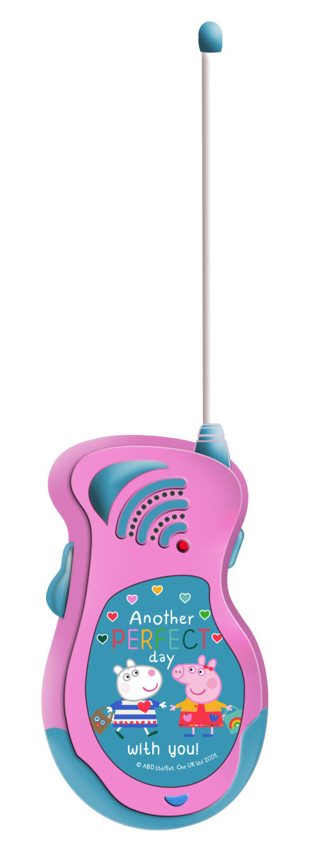 Kids Euroswan Vysielačka s digitálnymi hodinkami, Peppa Pig