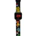 Kids Euroswan Digitálne LED hodinky, Pokemon, čierne