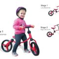 Smart Trike Balančný bicykel, červeno/čierny