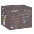 Miniland Nádoby na uskladnenie stravy, Terra, 10x250ml, ružové/modré