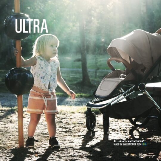 Crescent Ultra Sedačka so strieškou ku kočíku Crescent Ultra, zelená