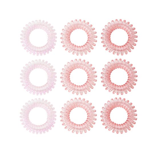 Set špirálových gumičiek do vlasov – BeastPink ružová