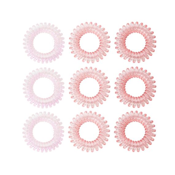 Set špirálových gumičiek do vlasov – BeastPink ružová