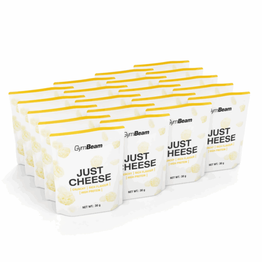 Syrový snack Just Cheese – GymBeam originál 20 x 30 g