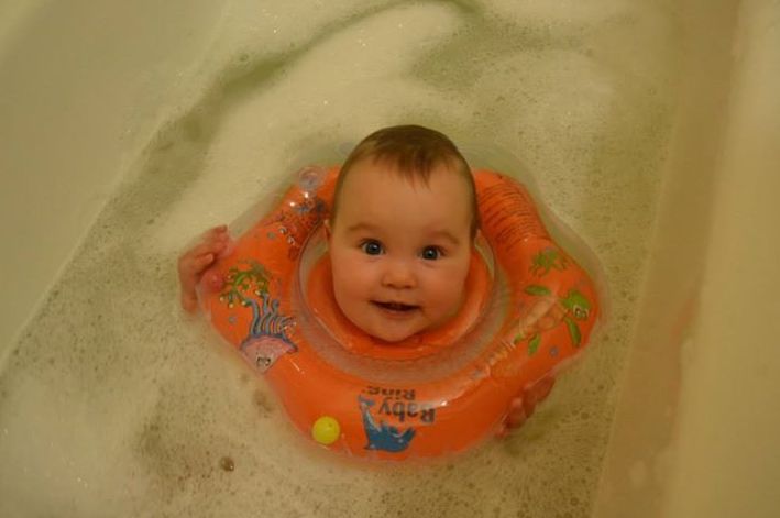 BABY RING Kruh na kúpanie 0-24 m – zelený