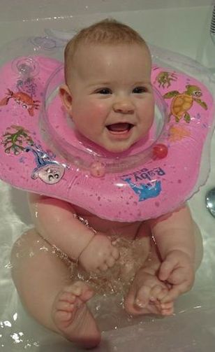 BABY RING Kruh na kúpanie 3-36 m – modrý