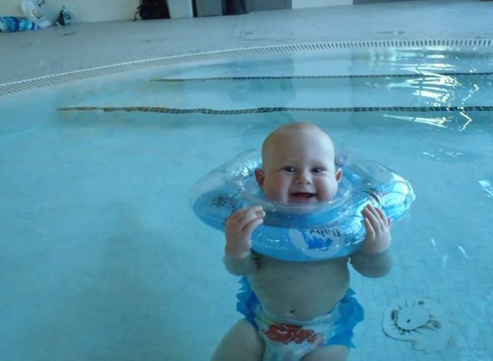 BABY RING Kruh na kúpanie 3-36 m – ružový