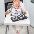 BABYONO Podbradník Froté, malý, vodeodolný tučniak 3m+
