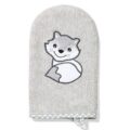 BABYONO Handrička na umývanie Bamboo šedá