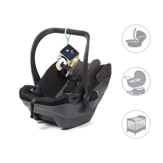 BABYONO Hračka edukačná kocka na C krúžku Woodland, 0m+