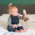 BABYONO Hračka edukačná plyšová pštrosy McKNOX – 2 ks 0m+