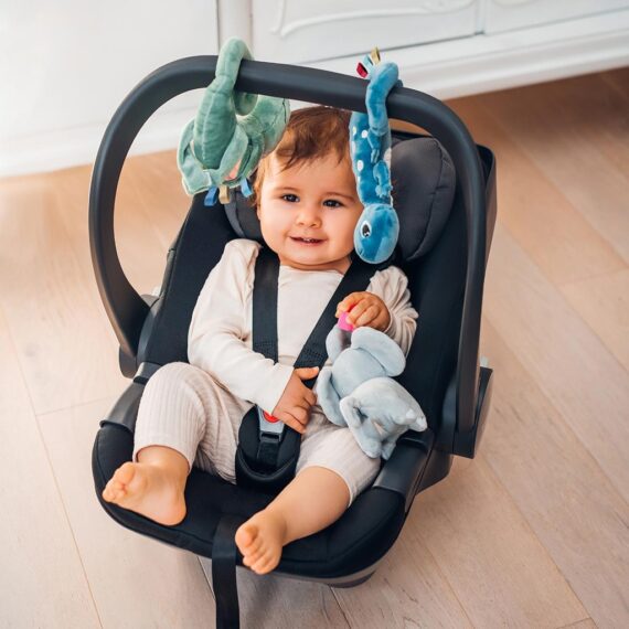 BABYONO Hračka edukačná závesná chameleón Charles 0m+