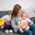 BABYONO Hračka pískacia s hryzačkou C-MORE zebra Zack