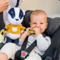 BABYONO Hračka závesná edukačná jazvec Edmund, 0m+