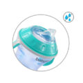 BABYONO Hrnček netečúci s mäkkým náustkom Natural Nursing 180 ml tyrkysová