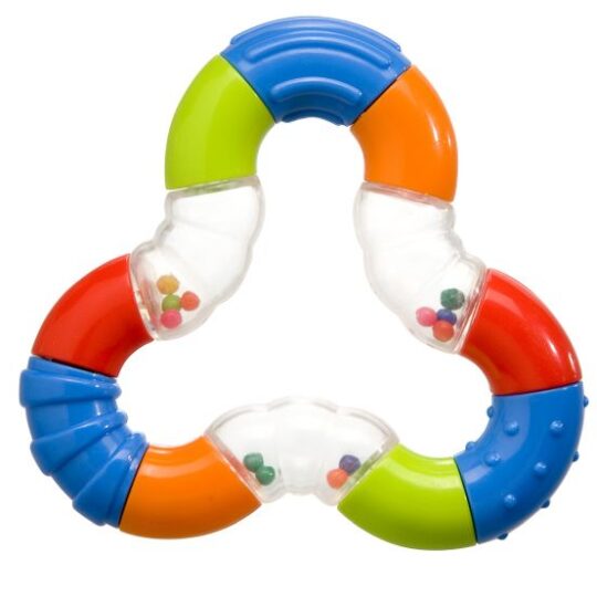 BABYONO Hrkálka čarovná trojuholníková 3m+