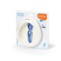 BABYONO Miska s prísavkou a lyžičkou modrá 230ml 6m+