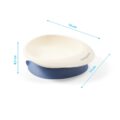 BABYONO Miska s prísavkou a lyžičkou ružová 230 ml 6m+