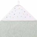 BABYONO Osuška s kapucňou froté mint 100×100 cm