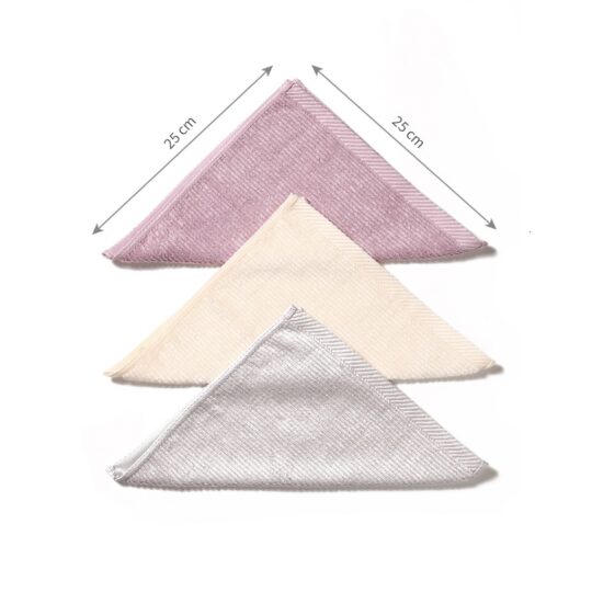 BABYONO Uteráčiky bambusové multifunkčné 3ks, 25×25 cm