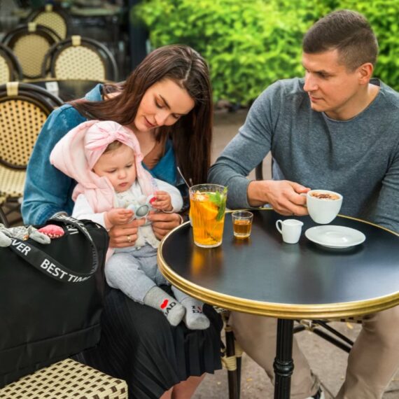 BABYONO Taška prebaľovacia Best Time Ever čierna