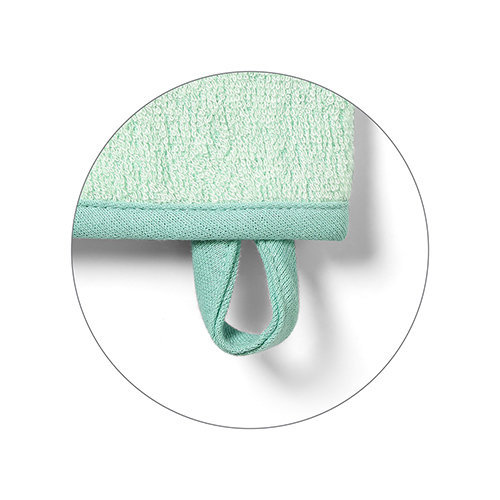 BABYONO Žinka na umývanie bambusová – green 25×12 cm
