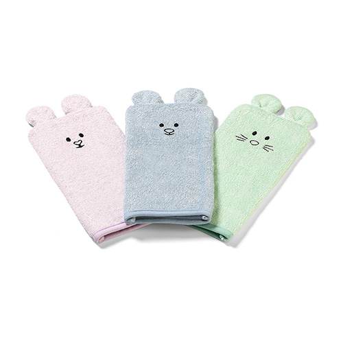 BABYONO Žinka na umývanie bambusová – green 25×12 cm