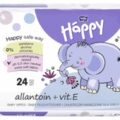 BELLA HAPPY BABY Vlhčené obrúsky s vitamínom E 24 ks