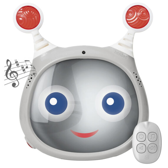 BENBAT Zrkadlo do auta aktívne s melódiami  Oly Grey 0m+