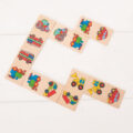 BIGJIGS TOYS Domino drevené dopravné prostriedky