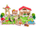 BIGJIGS TOYS Farma dlhá drevená