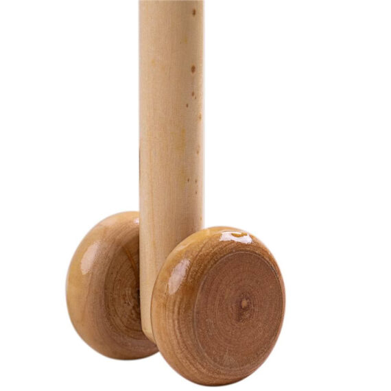 BIGJIGS TOYS Kôň menčestrový na tyči
