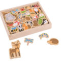 BIGJIGS TOYS Magnetky lesné zvieratká