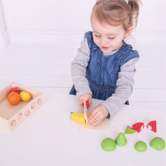 BIGJIGS TOYS Ovocie krájacie v krabičke
