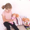 BIGJIGS TOYS Bábika látková Poppy 28 cm