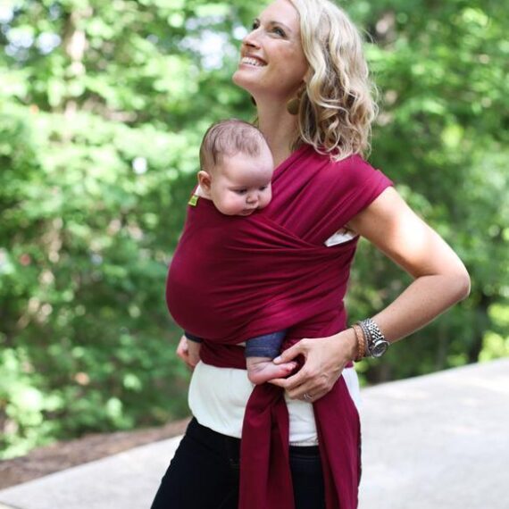 BOBA Nosič detí / šatka Wrap Prints – Sangria