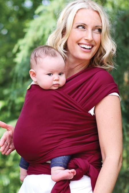 BOBA Nosič detí / šatka Wrap Prints – Sangria