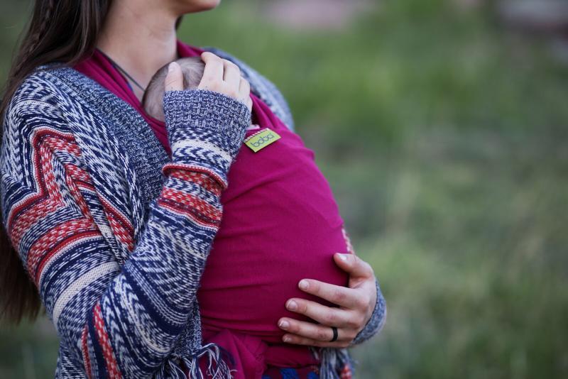 BOBA Nosič detí / šatka Wrap Prints – Sangria