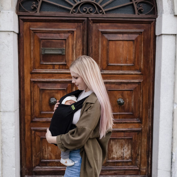 BOBA Nosič detí Boba Bliss Black
