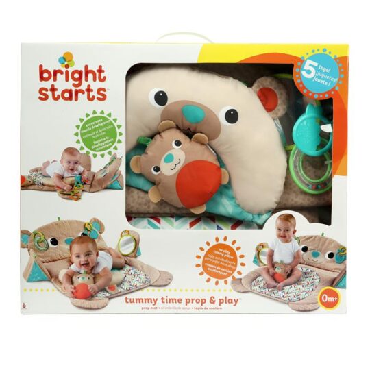 BRIGHT STARTS Deka na hranie Tummy Time macko 0m+