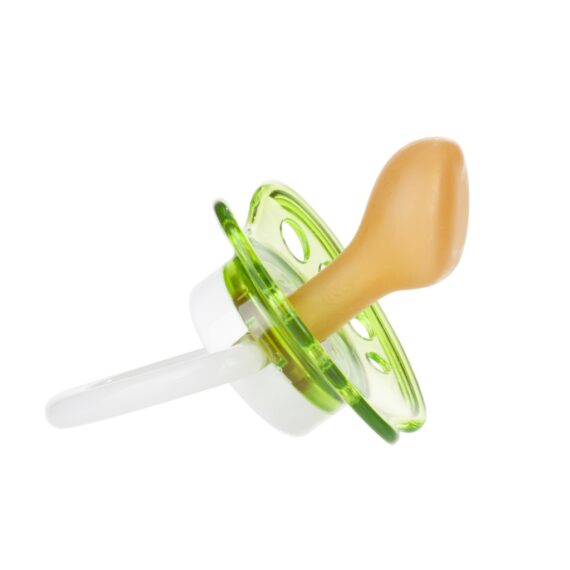 CANPOL BABIES Cumlík kaučukový anatomický 0-6m TOYS – zelená